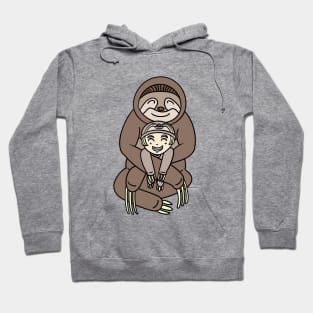 Funny sloth hug Hoodie